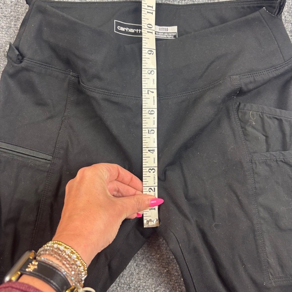 CARHARTT Women’s Black Fitted Utility Cargo Leggings size: XS - 0/2 Regular - Picture 8 of 11